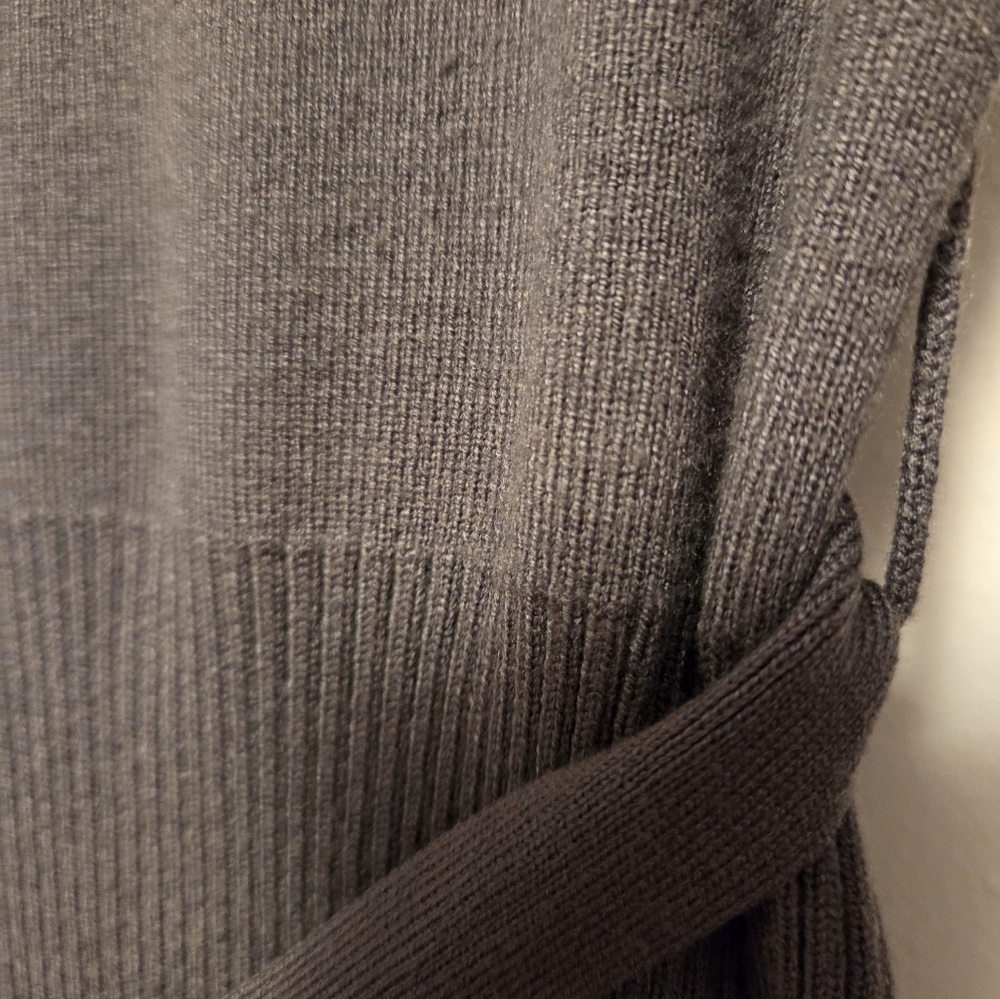 Women's Olive Green Knit Maxi Dress - Picture 3 of 5